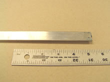 Aluminum Stabilizer Bar for Soft Cornices 1/8 inch X 3/4 inch X 12 ft.
