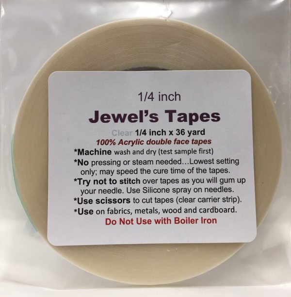 Jewels Double Fece Tapes  1/4 inch